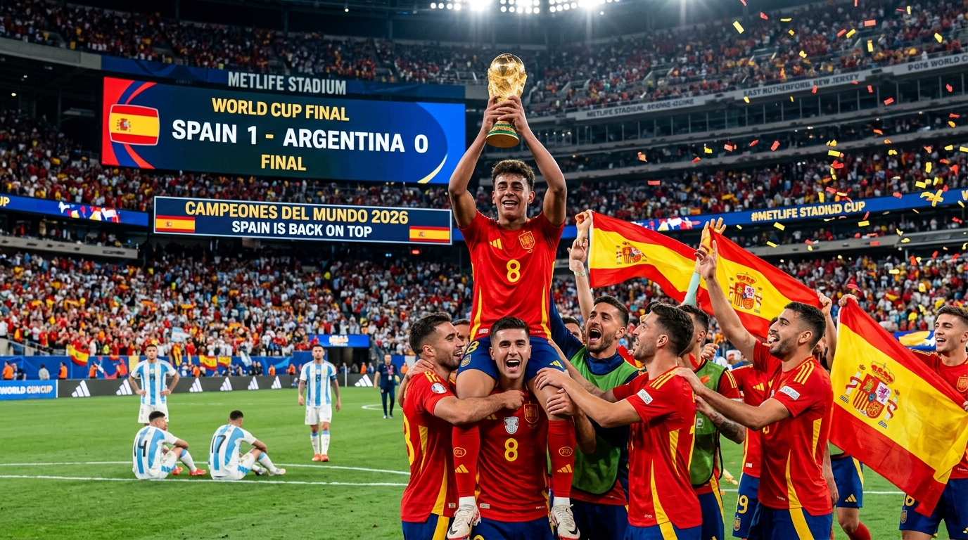 Spain just won the 2026 world cup… honestly such a huge moment for them.